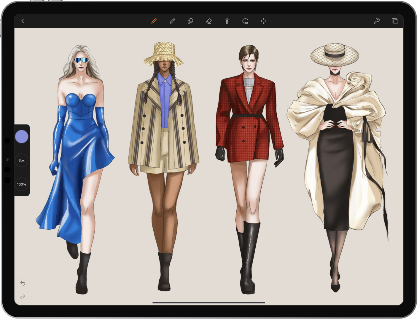 Clothing sketch app outlet